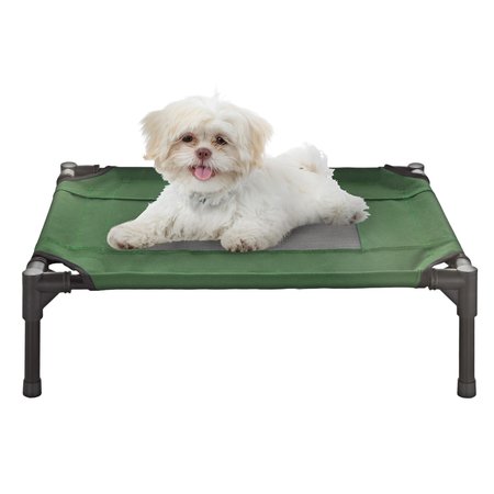 PET ADOBE Elevated Portable Pet Bed Cot-Style 24.5”x18.5”x7” for Dogs and Small Pets | Indoor/Outdoor 665155LJT